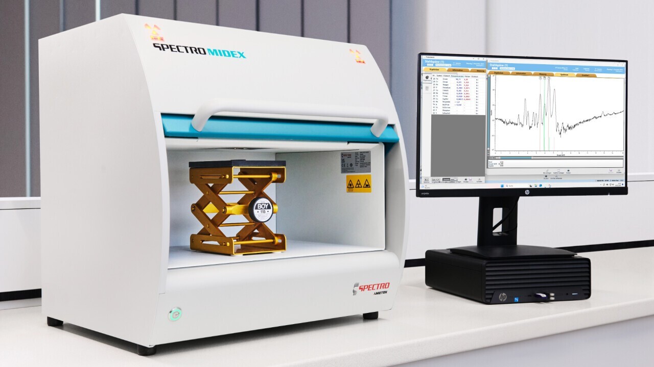 XRF system for the non-destructive examination of samples, particles or fibers