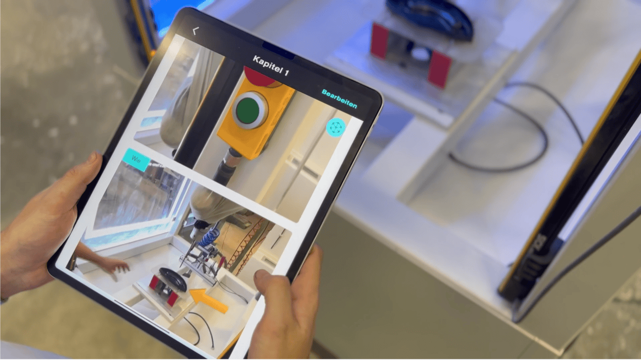 Schritt für Schritt Anweisung mit Augmented Reality